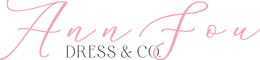 Logo principal de AnnFou en tipografía manuscrita rosa sobre fondo transparente